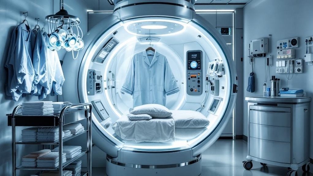 hyperbaric treatment preparation steps