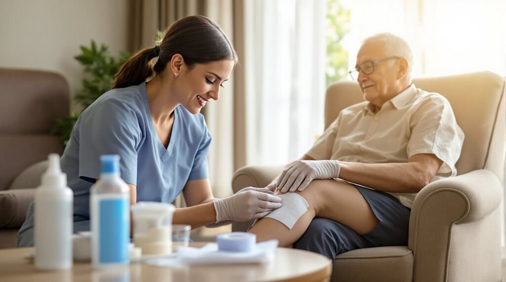in home wound care process