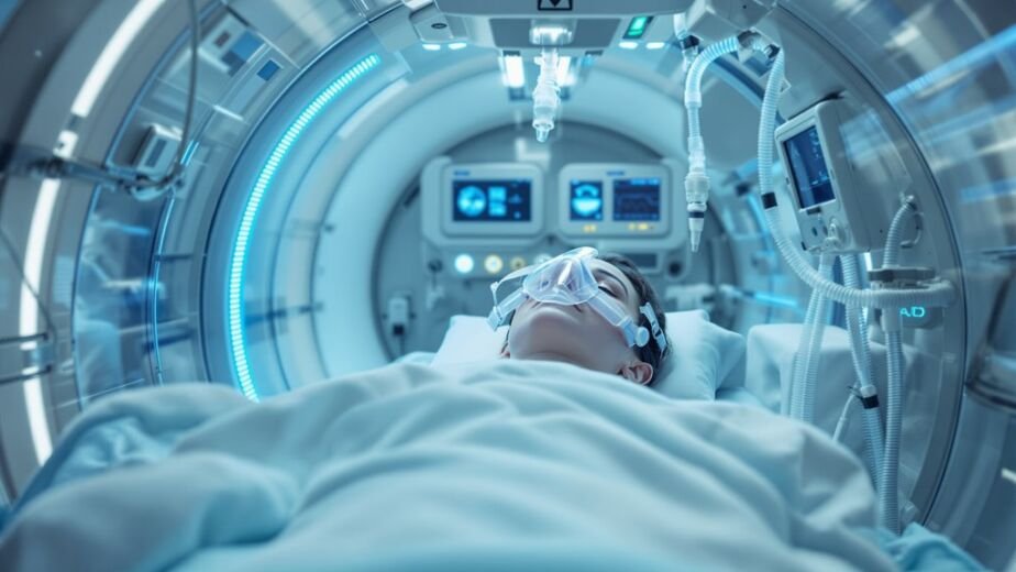 oxygen therapy promotes healing