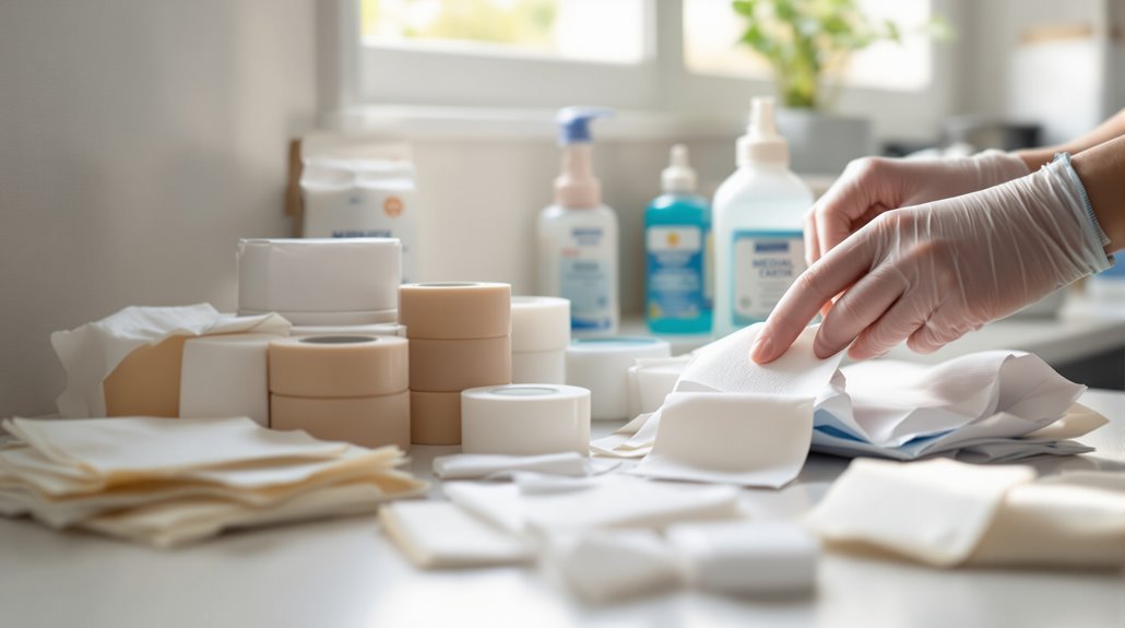 safe wound dressing change