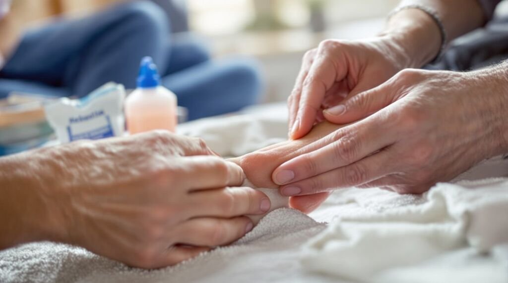 support diabetic foot healing